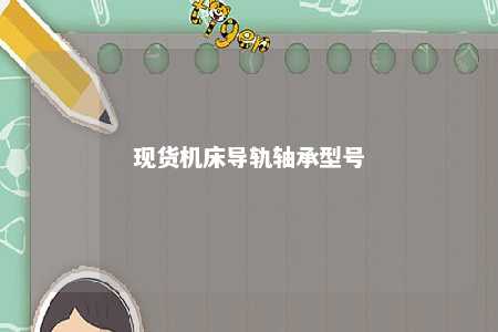 现货机床导轨轴承型号 